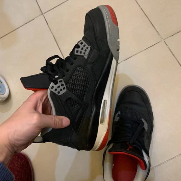 Jordan type aj4 red and black mating men\'s shoes main image 6